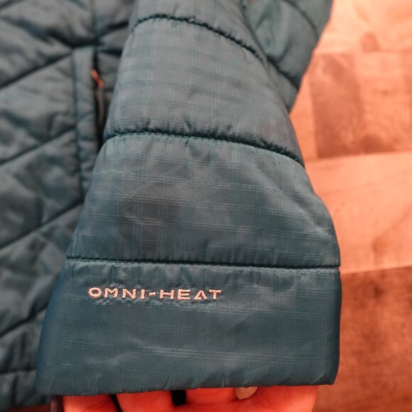 Columbia Morning Light II Insulated Omni-Heat Jacket women's small teal blue - Picture 2 of 16